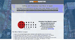 Desktop Screenshot of japanmusicmarketing.com